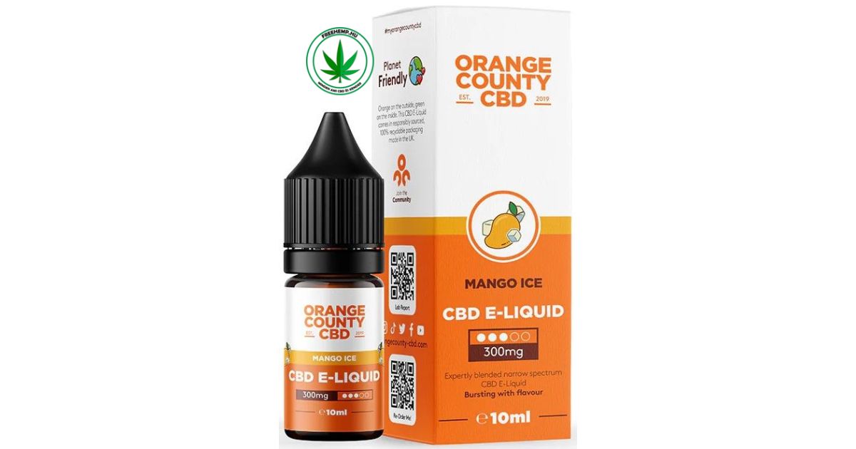 Orange County E-liquid 300mg CBD-vel - Freehemp.hu