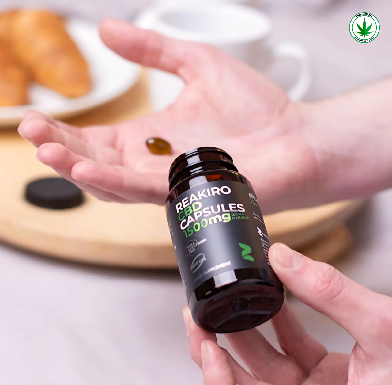 Reakiro CBD kapszula 1500mg 60db Reakiro CBD kapszula 1500mg 60db