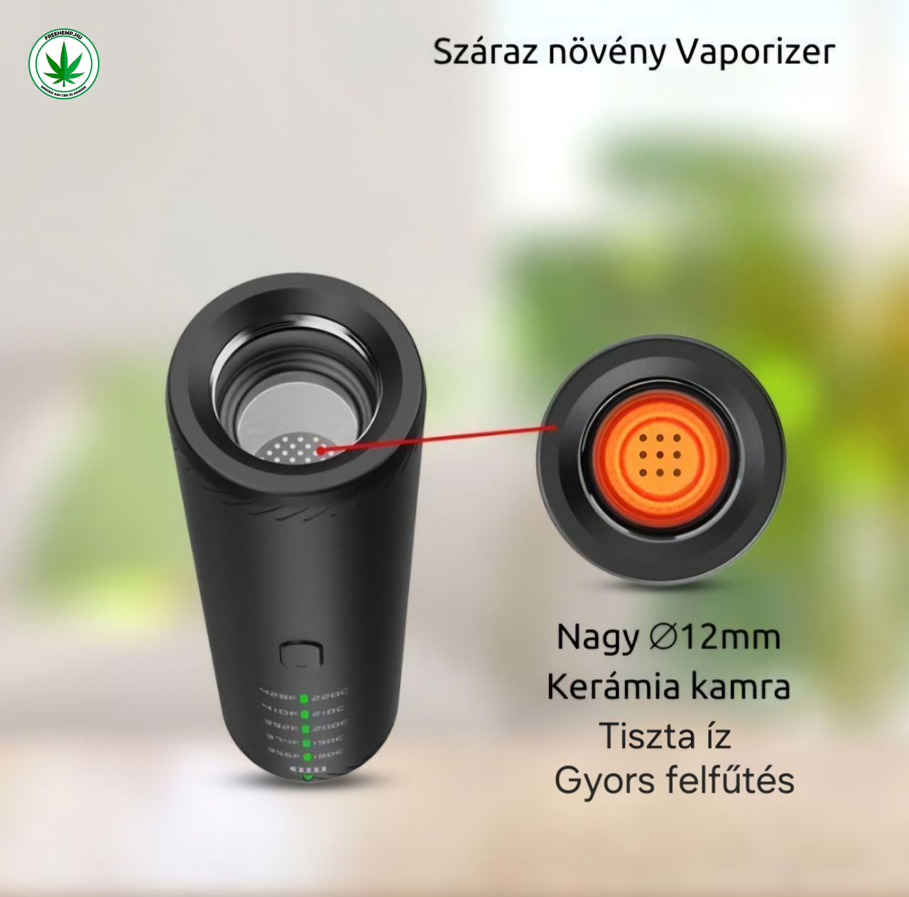 Vaporizáló Gyógynövényekhez "Prémium" Vaporizáló Gyógynövényekhez "Prémium"