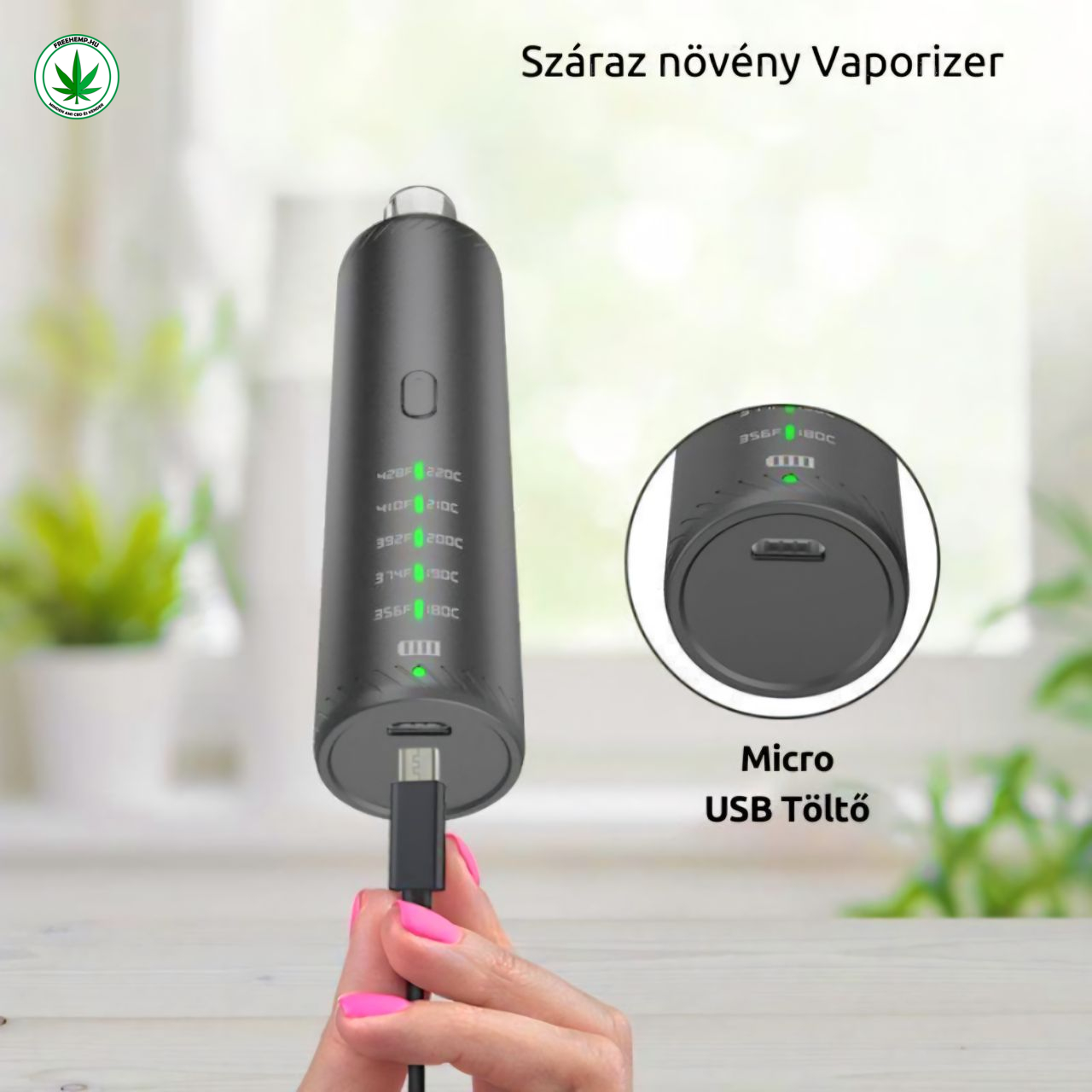 Vaporizáló Gyógynövényekhez "Prémium" Vaporizáló Gyógynövényekhez "Prémium"