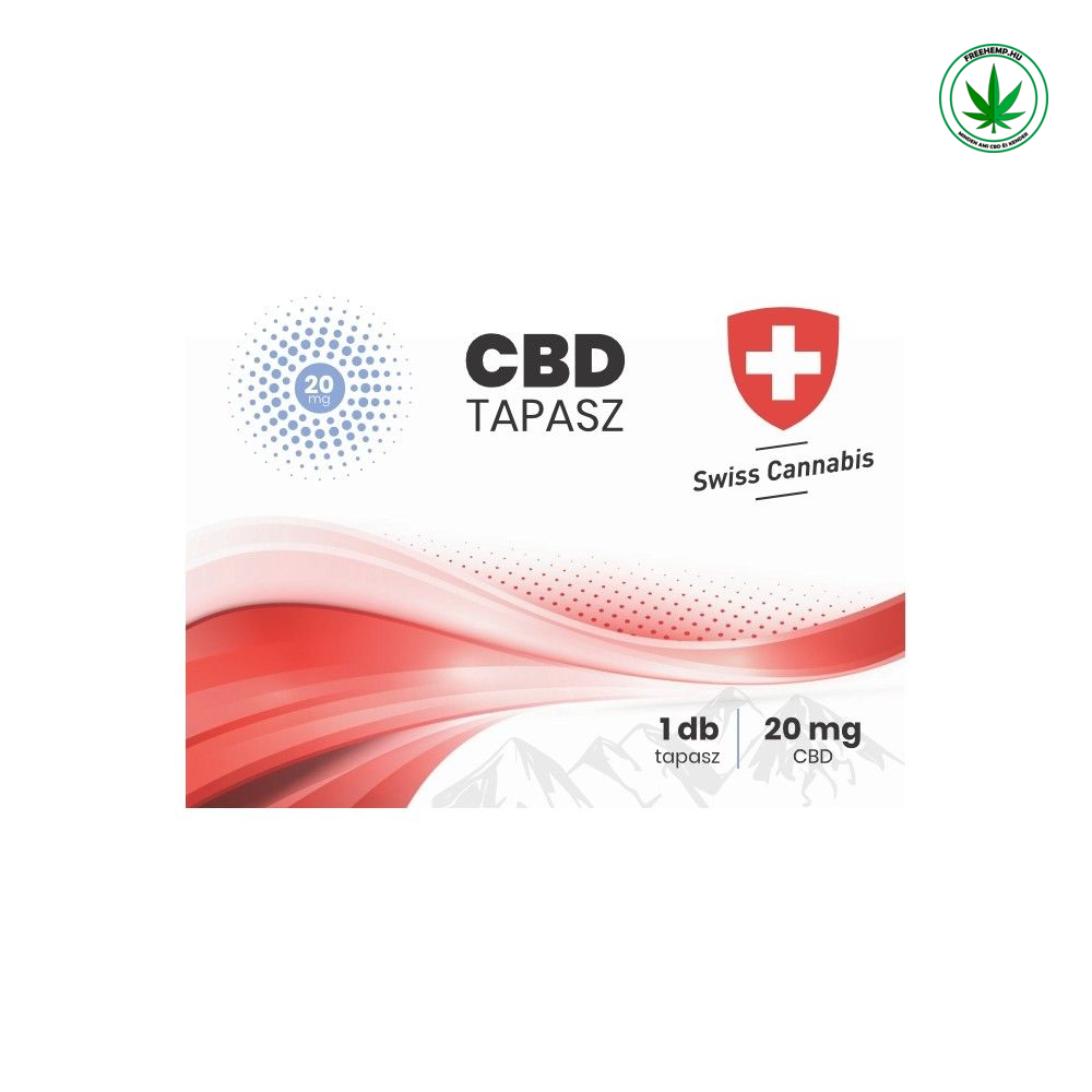 Swiss Cannabis CBD tapasz 1db