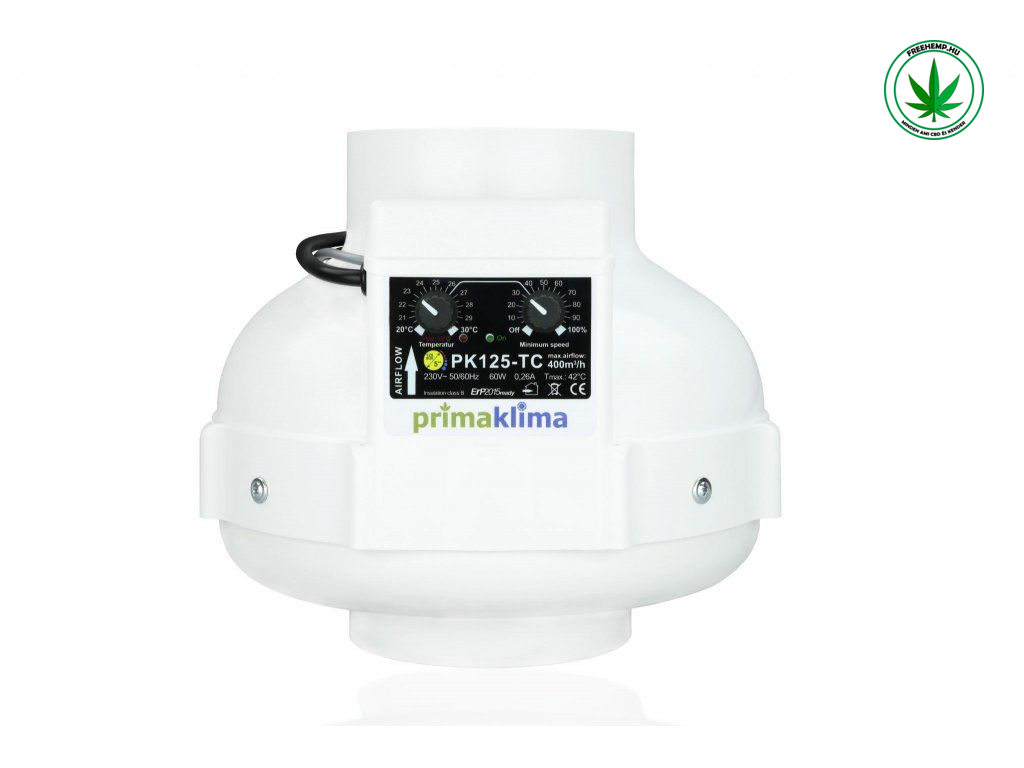 Prima Klima PK-TC hőmérséklet szabályozós ventilátor