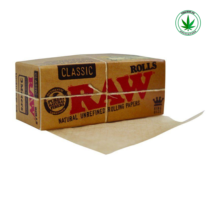 RAW Papers King Size Classic Roll, 3 m