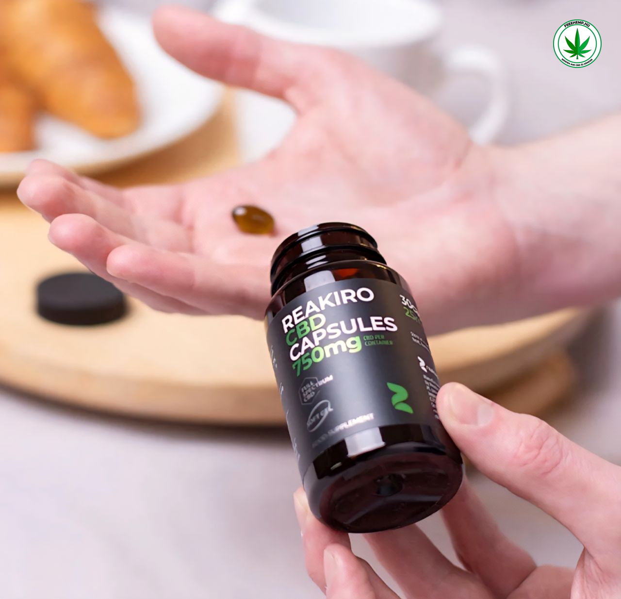 CBD kapszula Reakiro 750mg/30db CBD kapszula Reakiro 750mg/30db