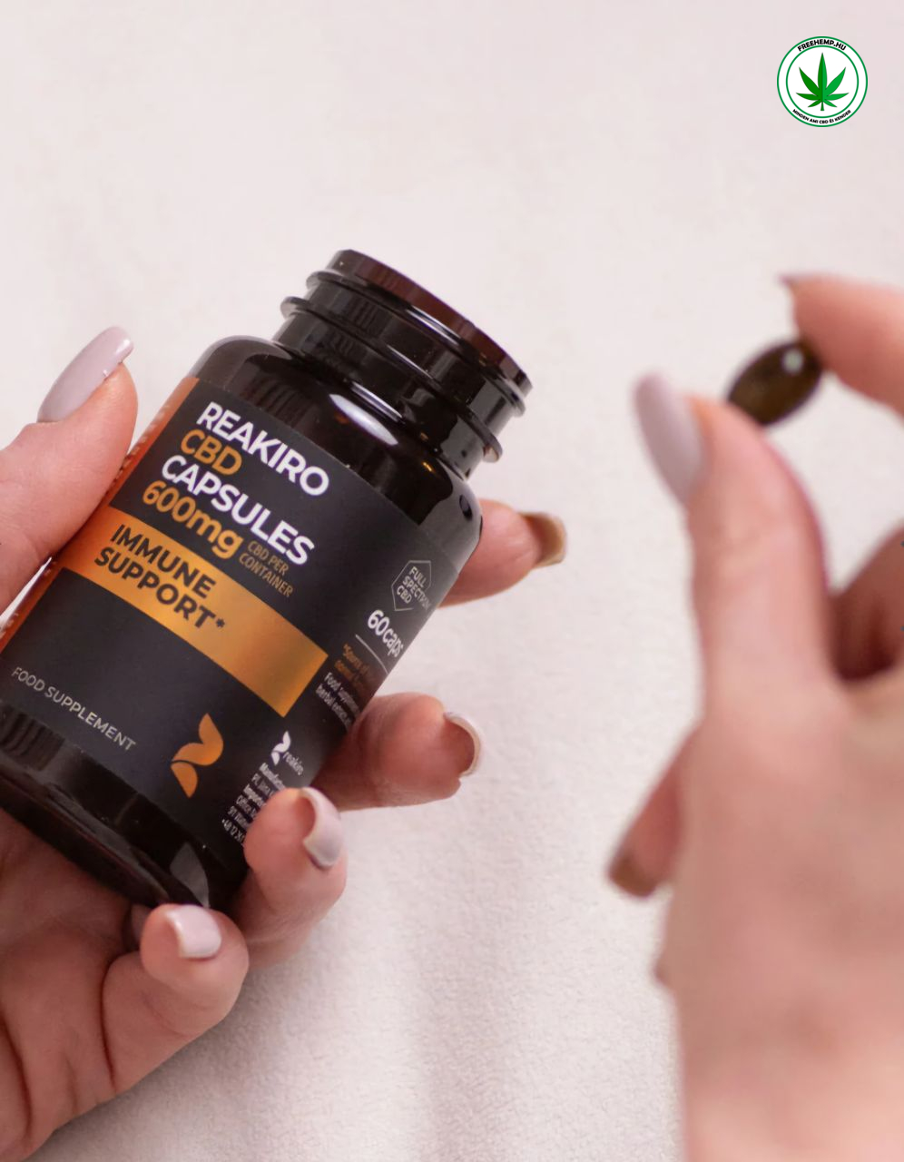 Immuntámogató CBD kapszula 600mg/60db