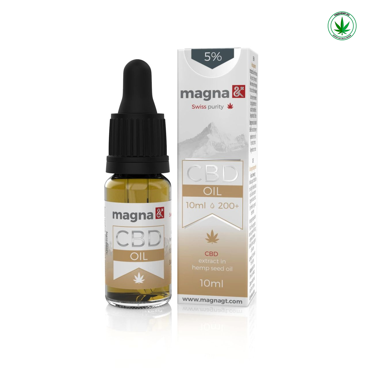 Magna G&T CBD olaj 5% (kendermagolajban)