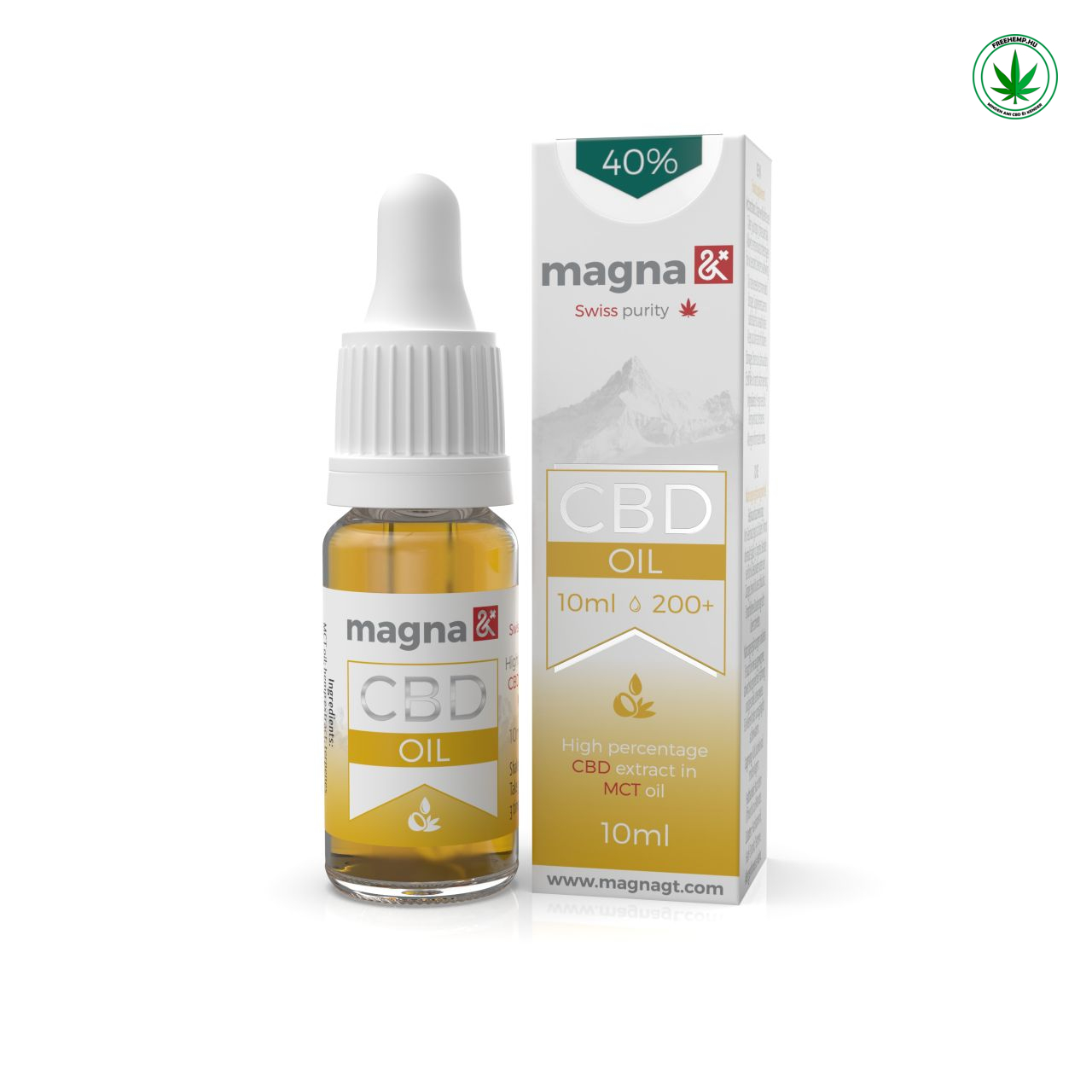 CBD olaj 40% Magna G&T (MCT olajban)