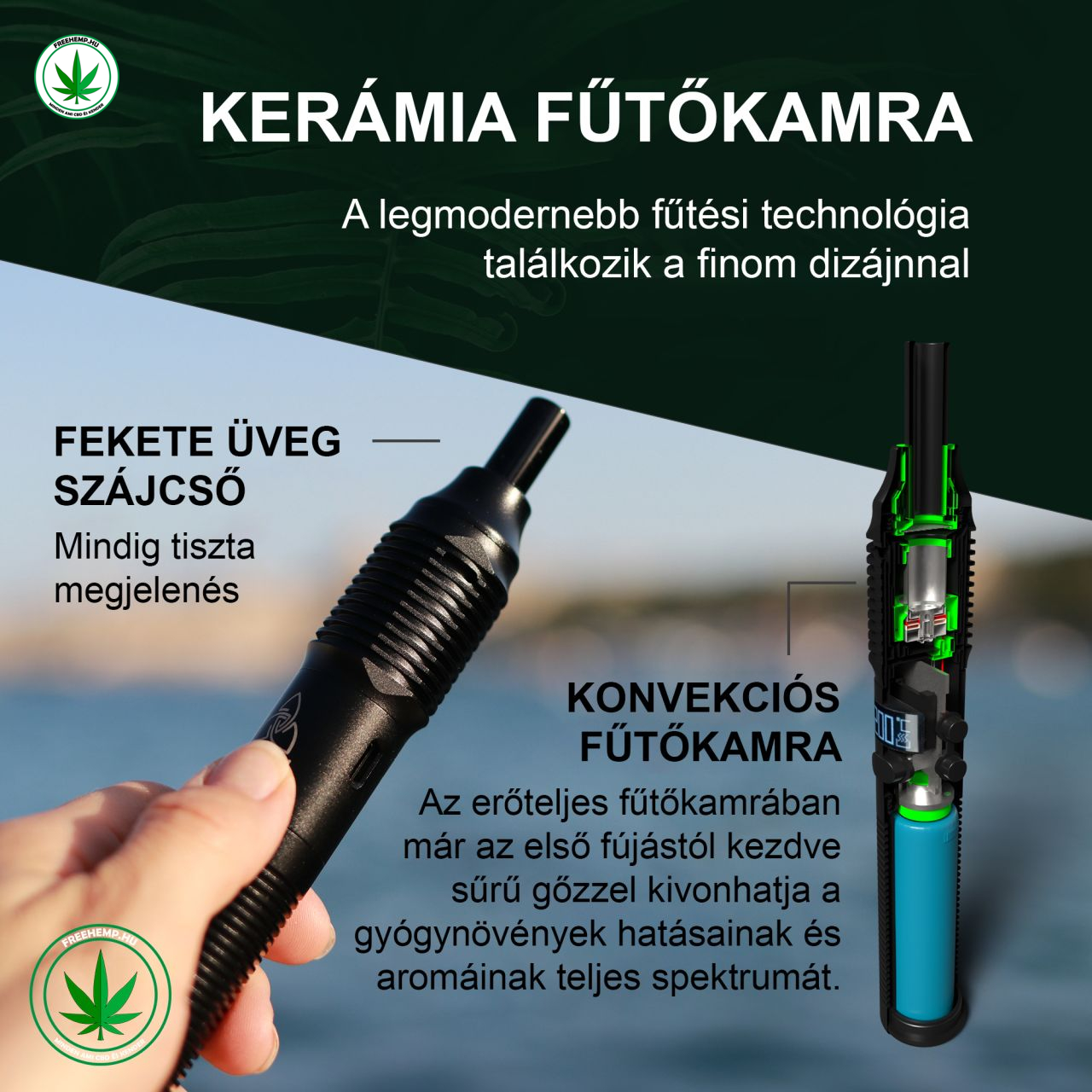 Hizen Stilus Pro "konduktion" vaporizátor Hizen Stilus Pro "konduktion" vaporizátor