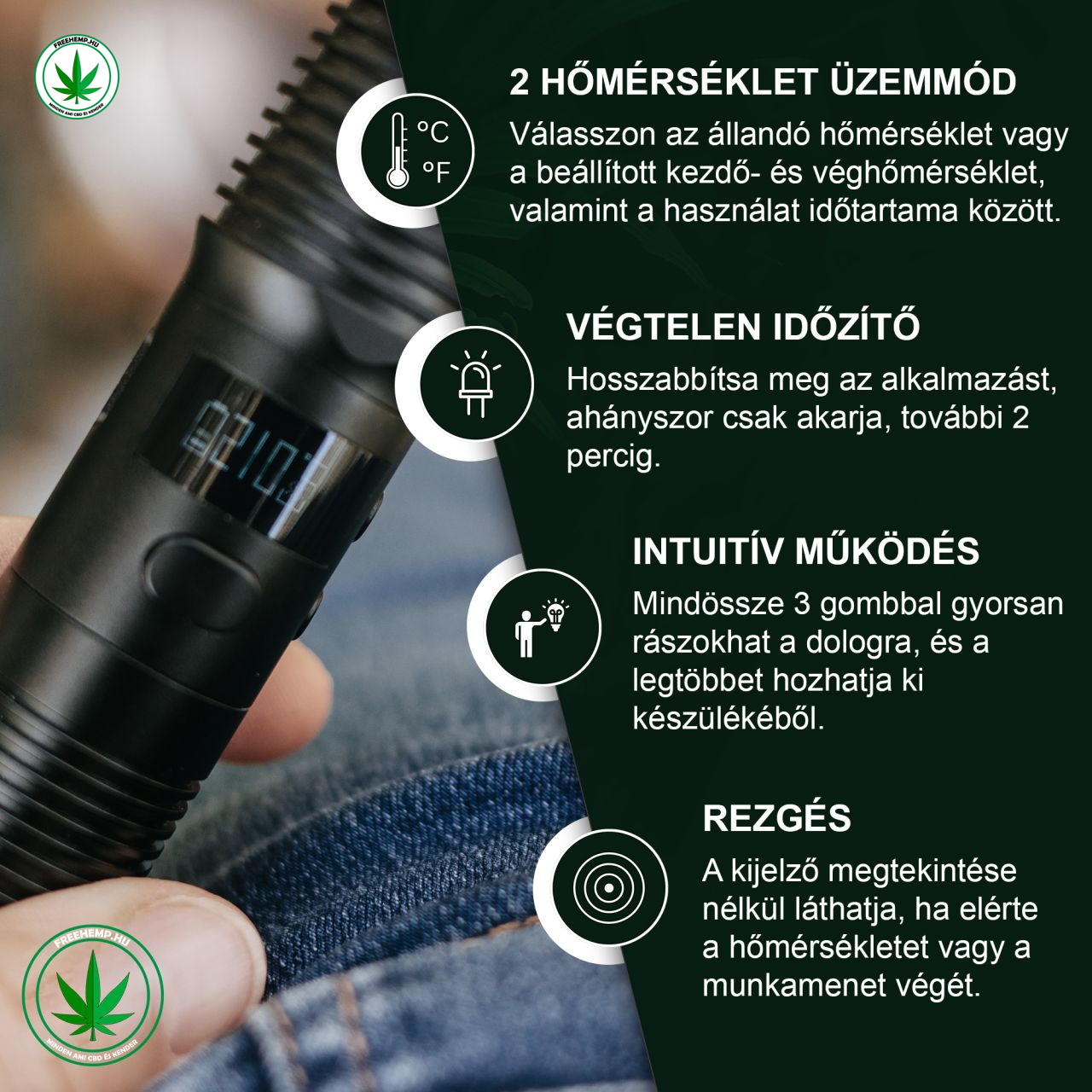 Hizen Stilus Pro "konduktion" vaporizátor Hizen Stilus Pro "konduktion" vaporizátor