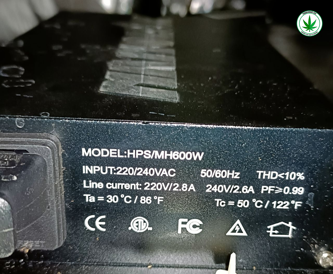 Nanolux HPS/MH dimmer trafó