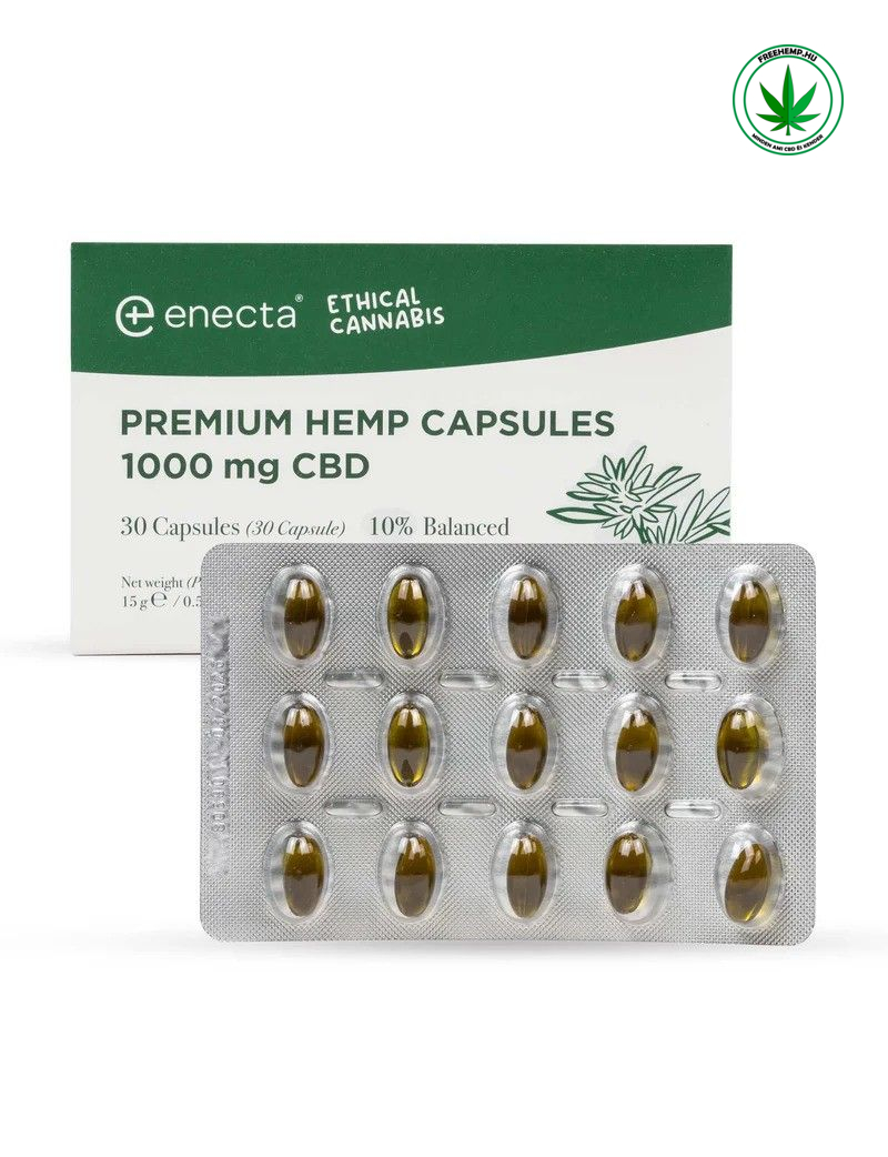 Prémium Kender kapszula 1000mg CBD-vel