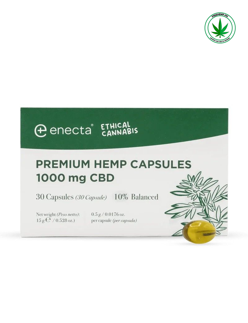 Prémium Kender kapszula 1000mg CBD-vel