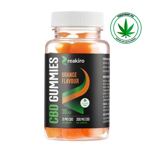 Reakiro VEGAN CBD gumicukor narancs íz