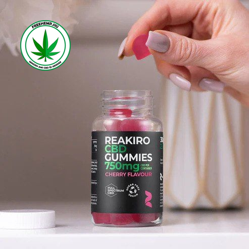 Reakiro VEGAN 750mg CBD Gumicukor Cseresznye íz