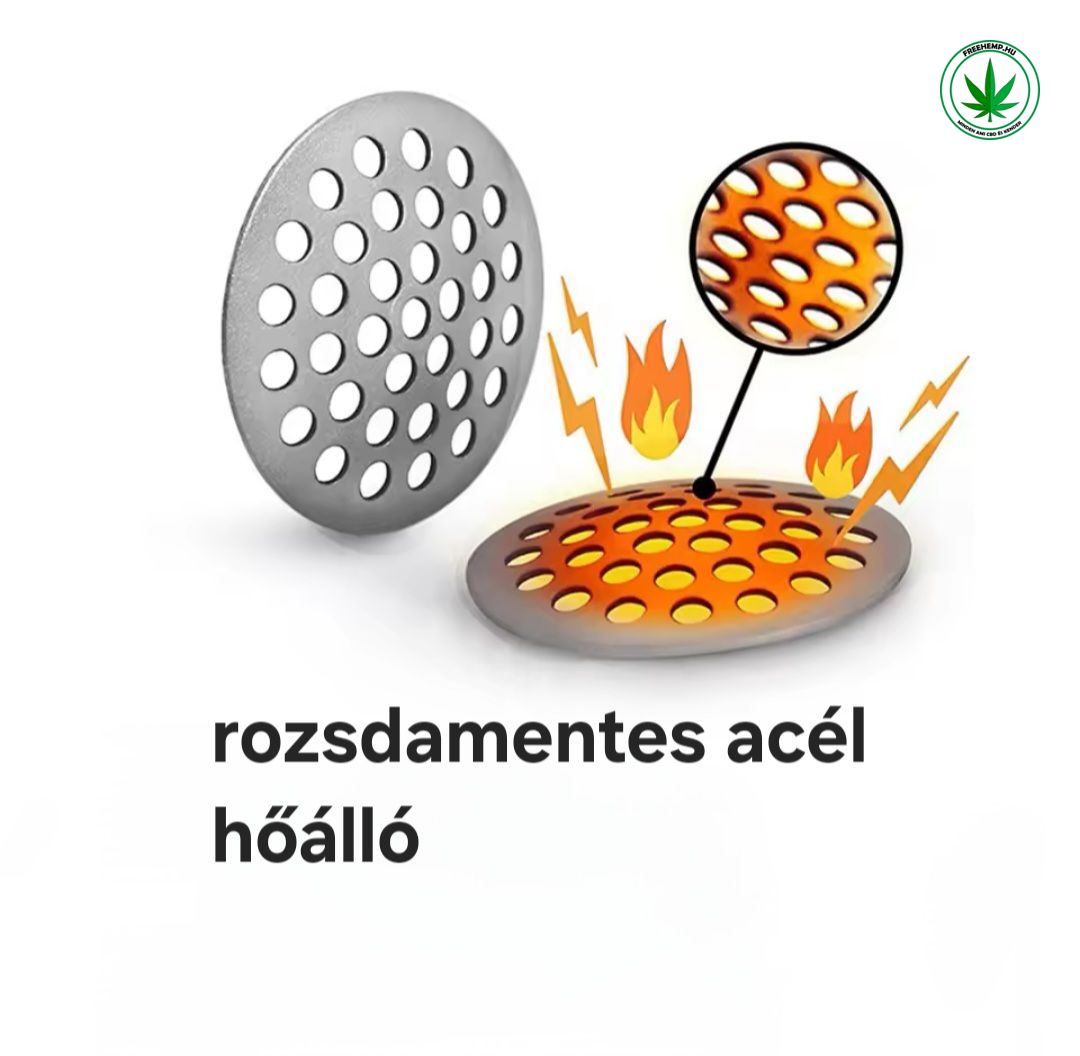 Rozsdamentes acél pótszűrő vaporizátorokhoz 12mm Rozsdamentes acél pótszűrő vaporizátorokhoz 12mm