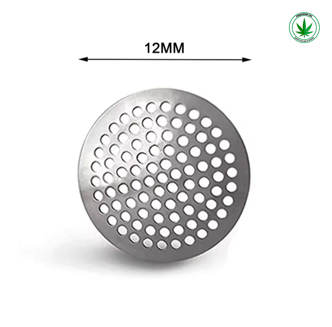 Rozsdamentes acél pótszűrő vaporizátorokhoz 12mm Rozsdamentes acél pótszűrő vaporizátorokhoz 12mm