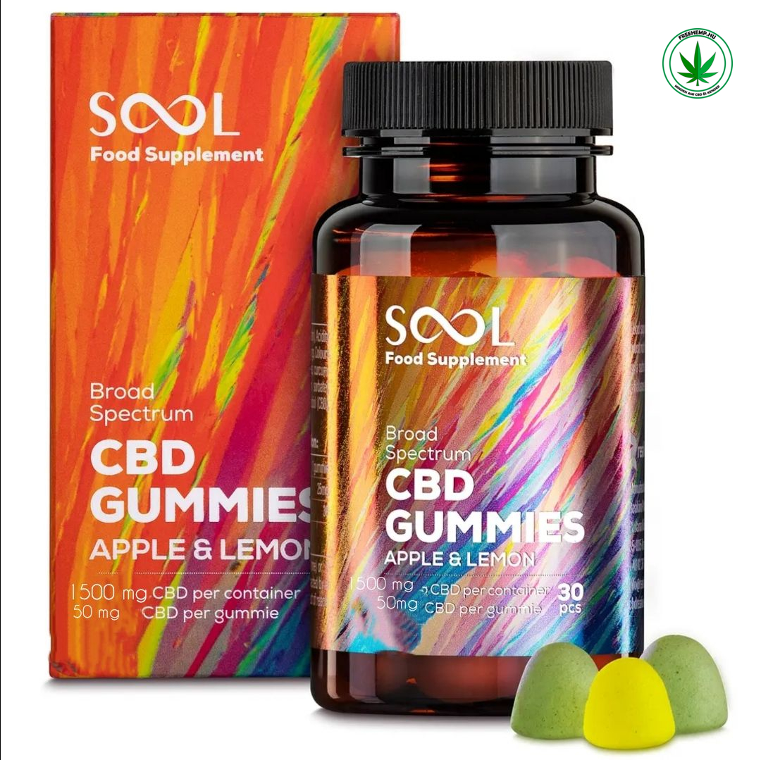 Széles spektrumú CBD gumicukor 1500mg/30db Széles spektrumú CBD gumicukor 1500mg/30db