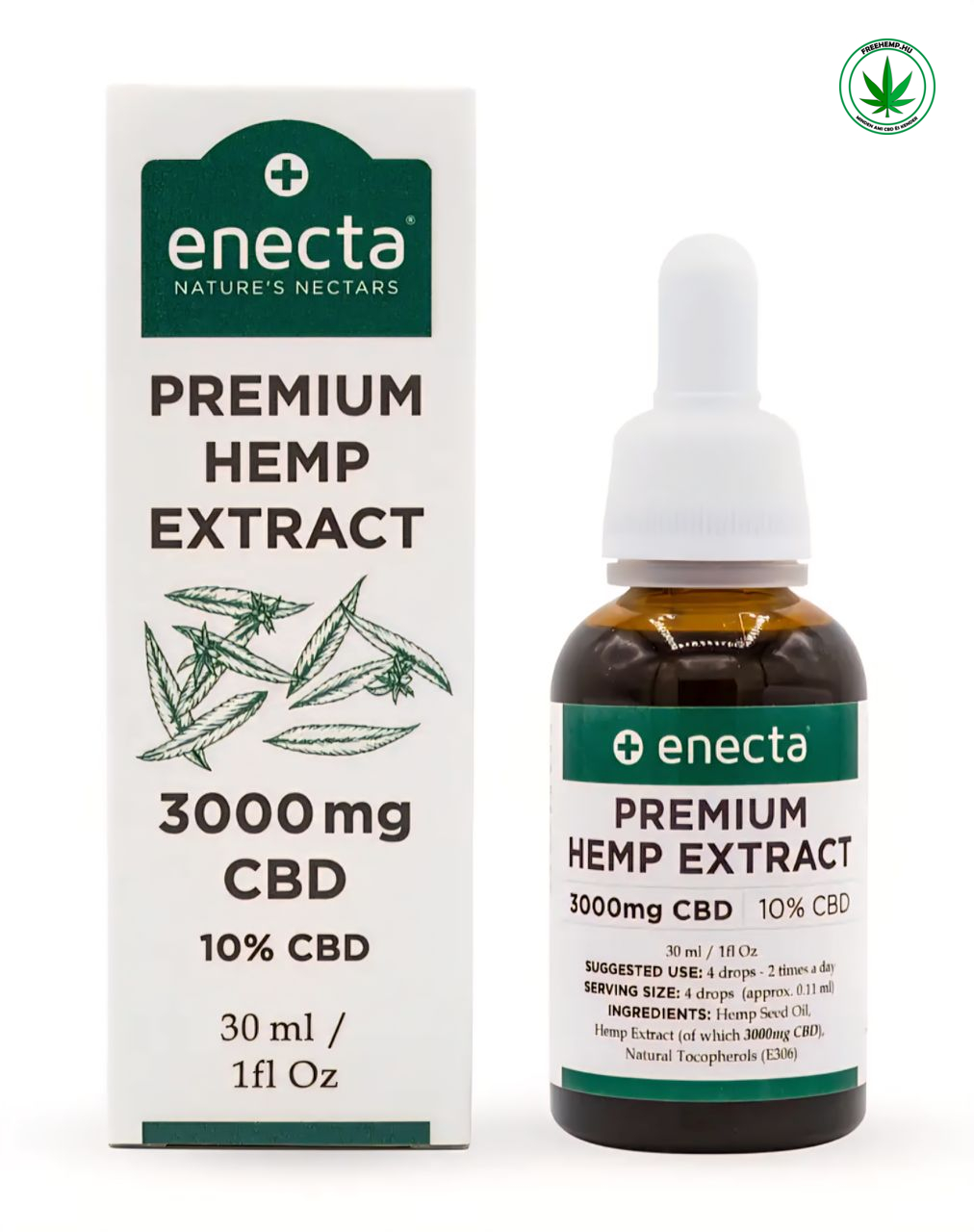 Enecta CBD Olaj 1000mg/10ml CBD tartalommal Enecta CBD Olaj 1000mg/10ml CBD tartalommal