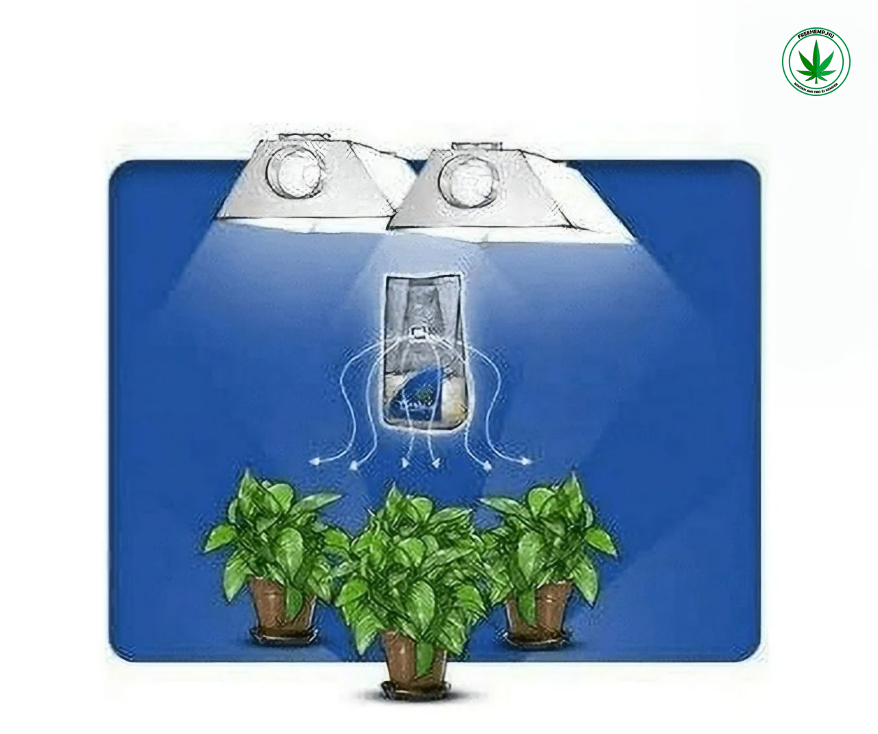 The Exhale Homegrown CO₂ szén-dioxid termelő zsák – természetes CO₂ utánpótlás növényeknek The Exhale Homegrown CO₂ szén-dioxid termelő zsák – természetes CO₂ utánpótlás növényeknek