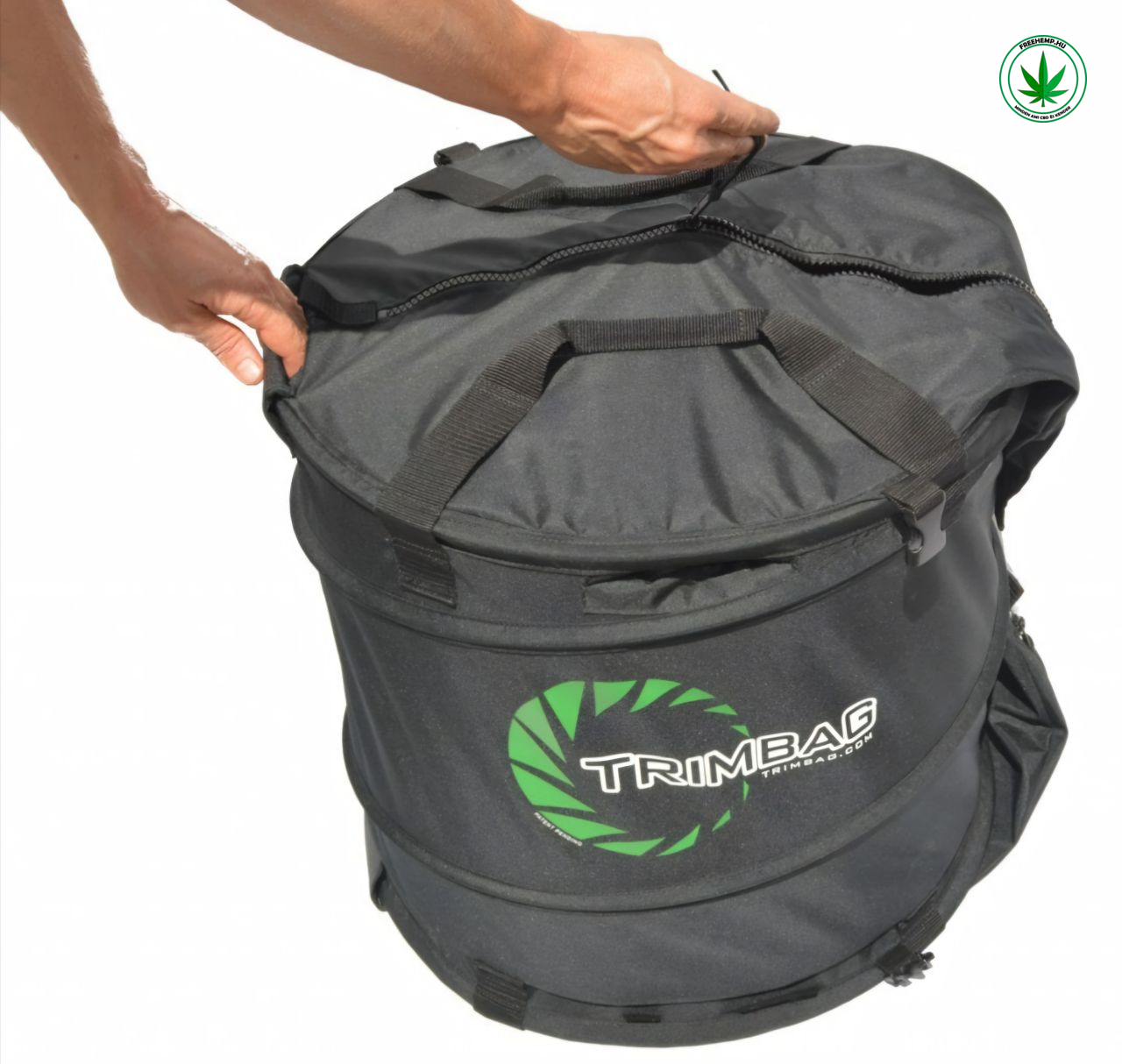 TrimBag trimmelő zsák – kézi növényfeldolgozó