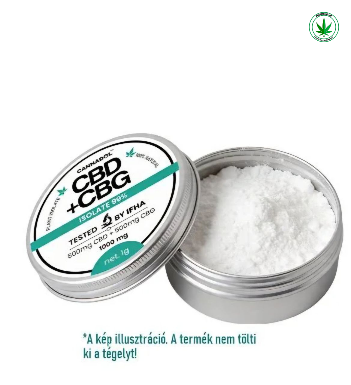 Cannadol CBD + CBG izolátum 2 g