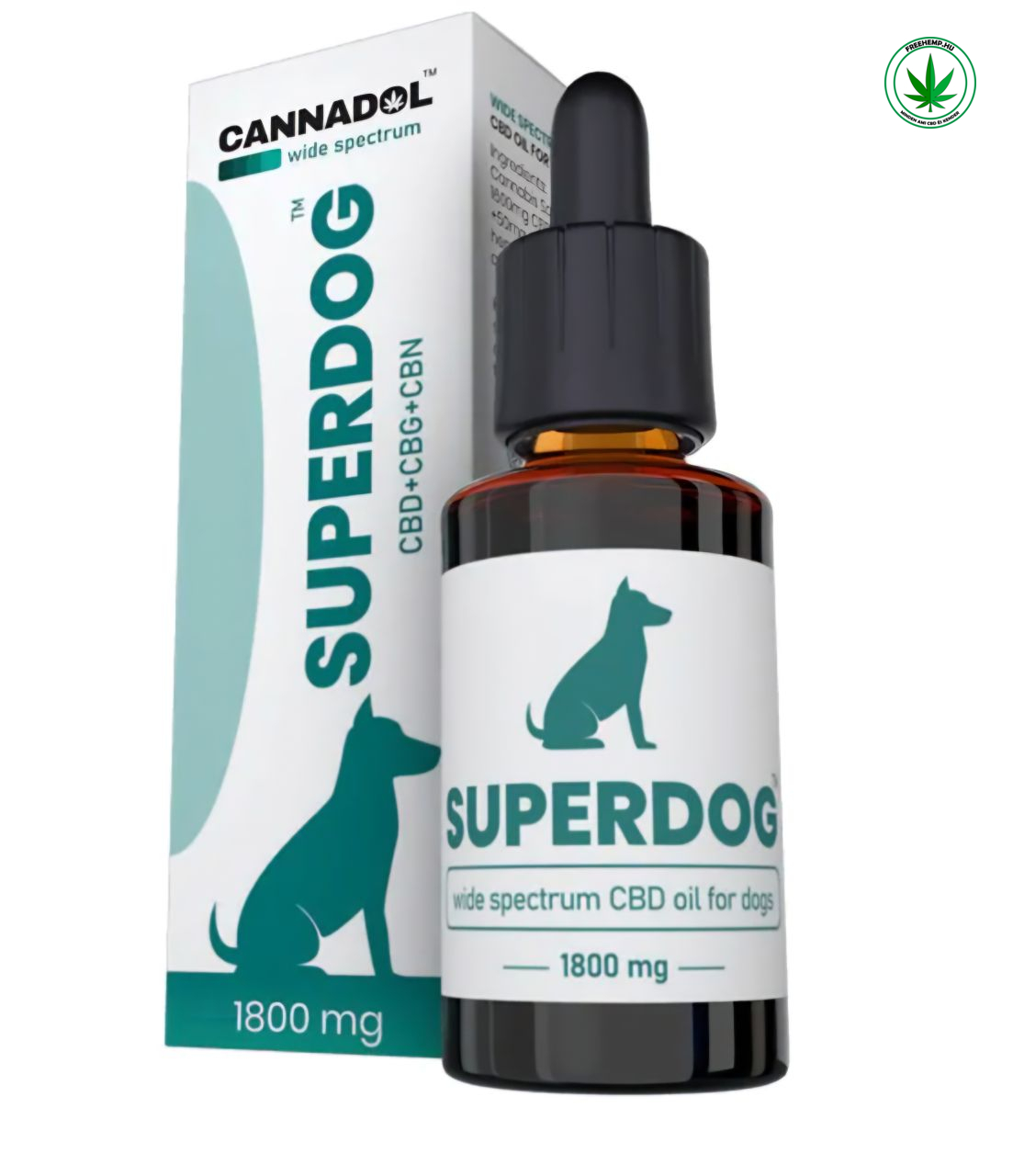 Cannadol Superdog CBD olaj kutyáknak 1800 mg