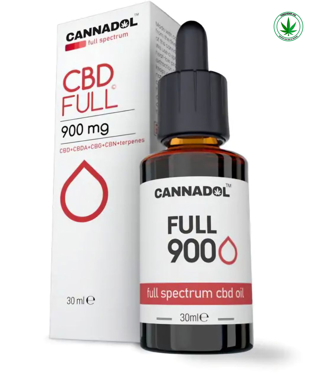 Cannadol CBD Full 900 mg CBD olaj 30 ml Cannadol CBD Full 900 mg CBD olaj 30 ml