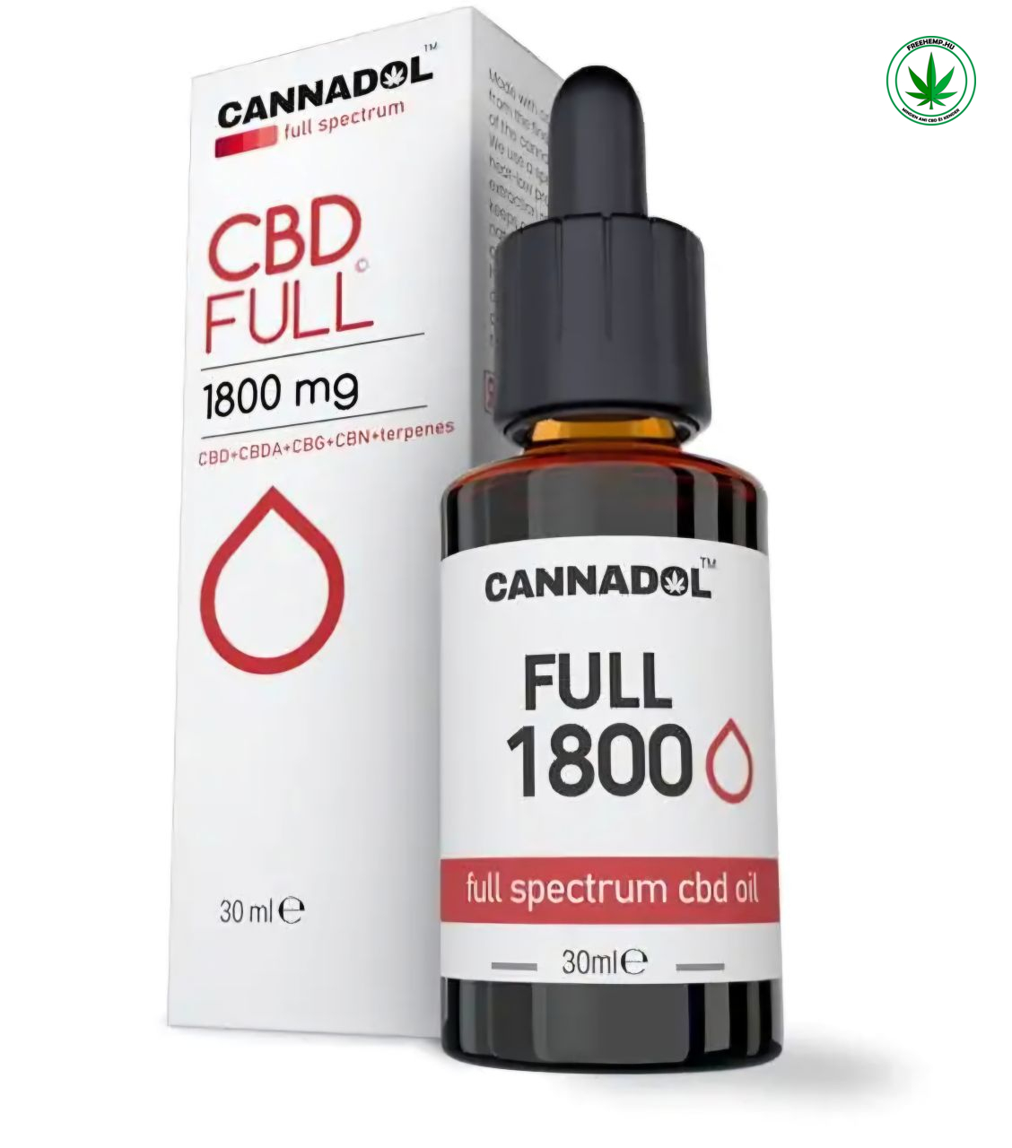 Cannadol CBD Full 1800 mg CBD olaj 30 ml