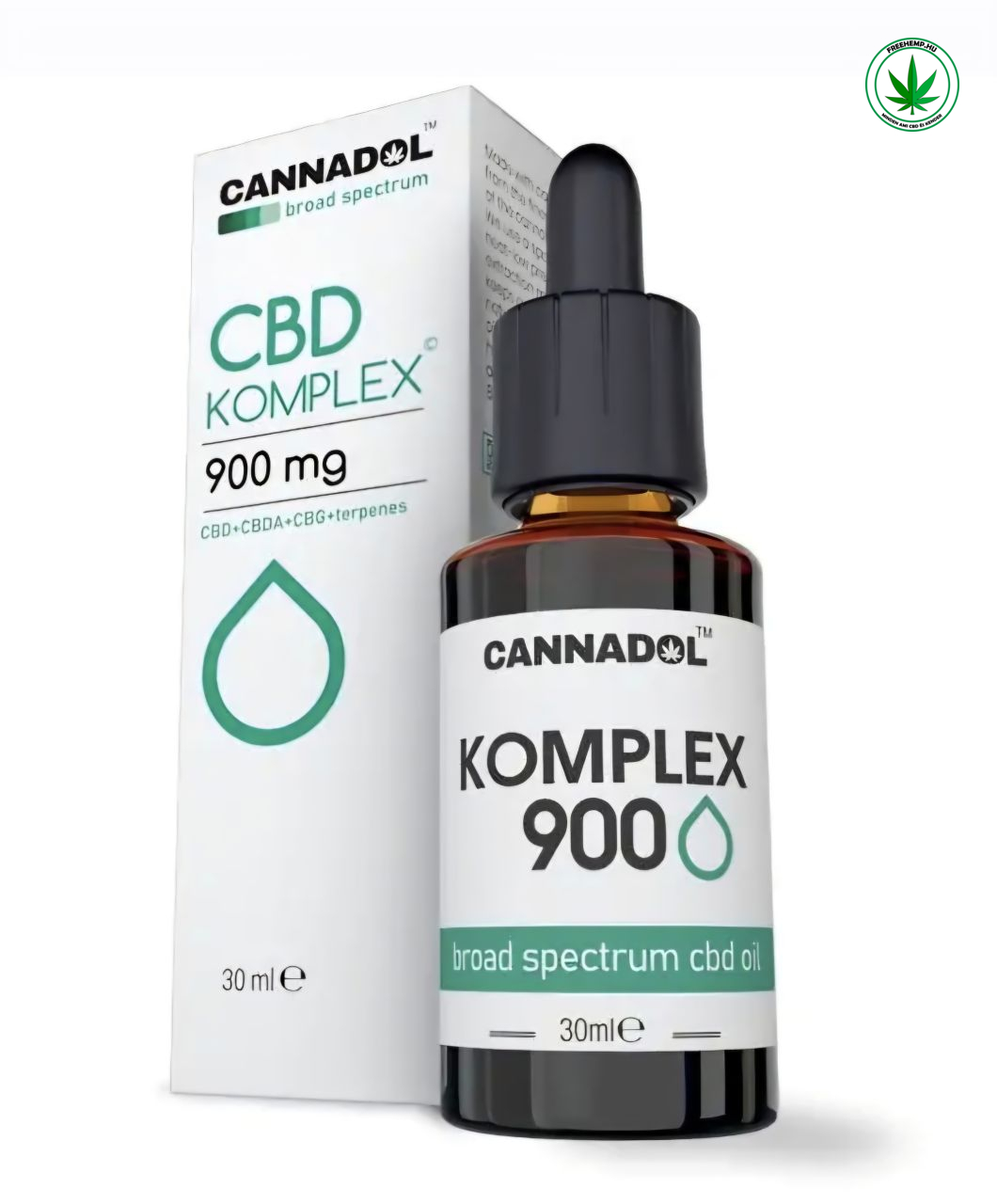 Cannadol CBD Komplex 900 mg – Széles Spektrumú CBD Olaj
