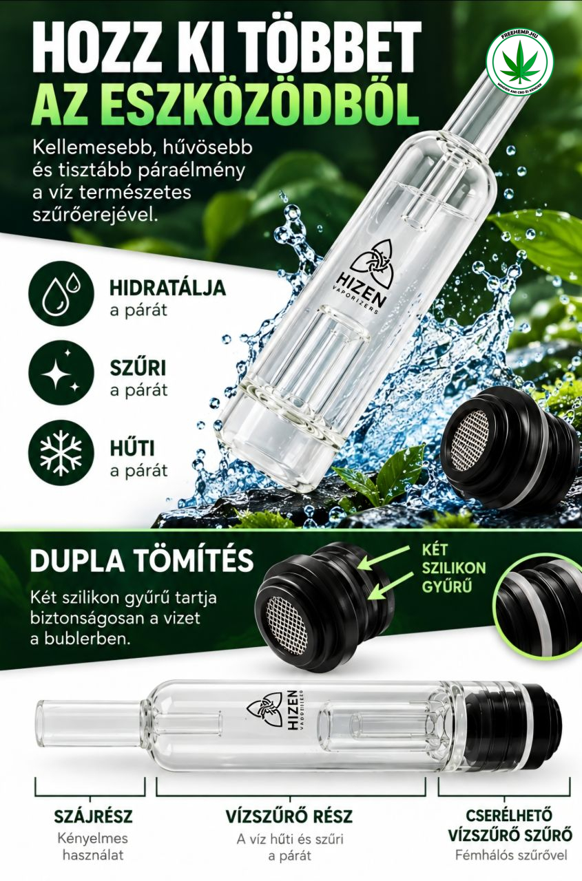 HIZEN Bubbler vízszűrős szájrész