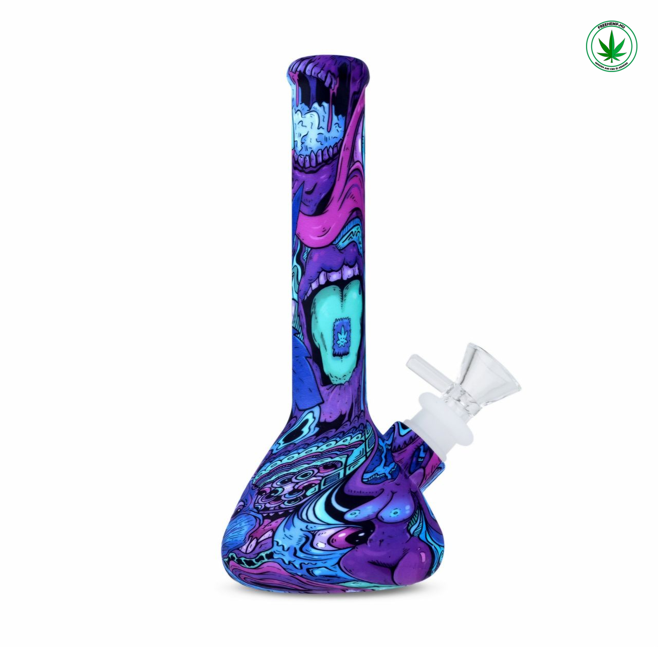 Szilikon bong – 19 cm Szilikon bong – 19 cm